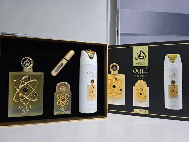 SET DE REGALO THARWAH ORO MUJER-3 P