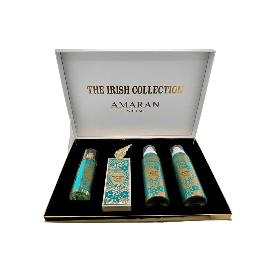 4-1 ESTUCHE DE REGALO TURQUOISE MAGIC UNISEX EDP - DE AMARAN