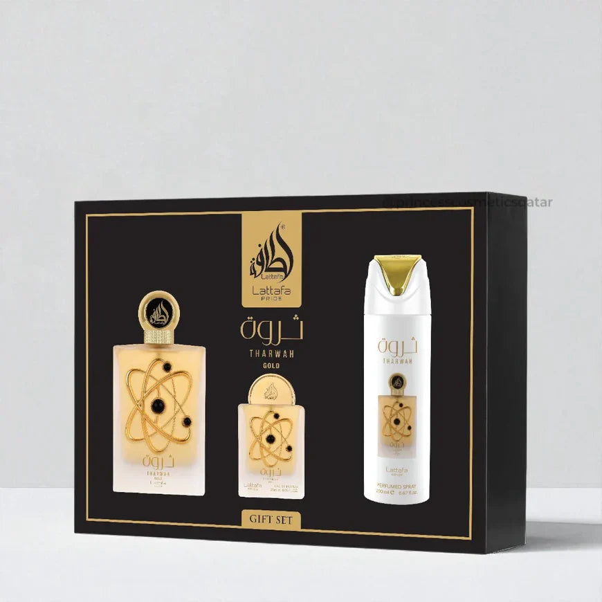 SET DE REGALO THARWAH ORO MUJER-3 P