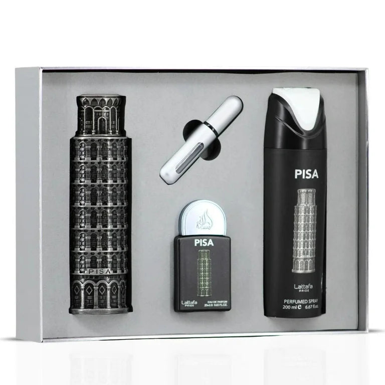 SET DE REGALO PISA UNISEX - 3 PIEZAS CADA UNO