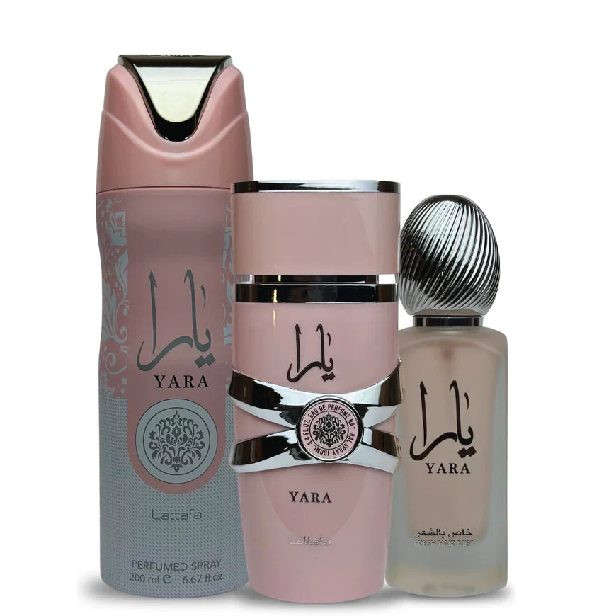 CONJUNTO LATTAFA YARA MOI MUJER 3 PIEZAS