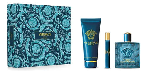 VERSACE EROS EUA POUR HOMME ESTUCHE 3PC 100ML