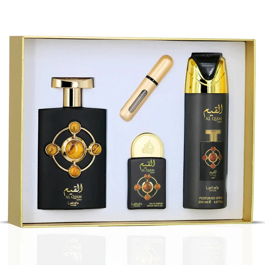 SET DE REGALO AL QIAM ORO - 3 PIEZAS E